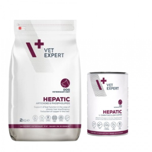 4T Veterinary Diet Hepatic Dog 2kg+KONS HEPATIC 400G DĀVANĀ